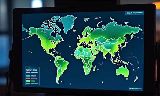 Vector-based mapping module displaying route optimization in real-time